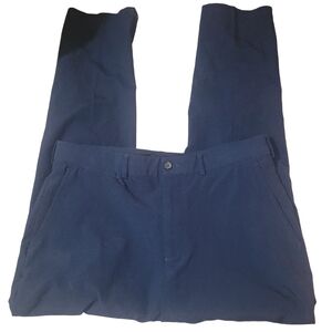 Robert Graham Dark Blue Stretch Flat Front Chinos Size 32/30